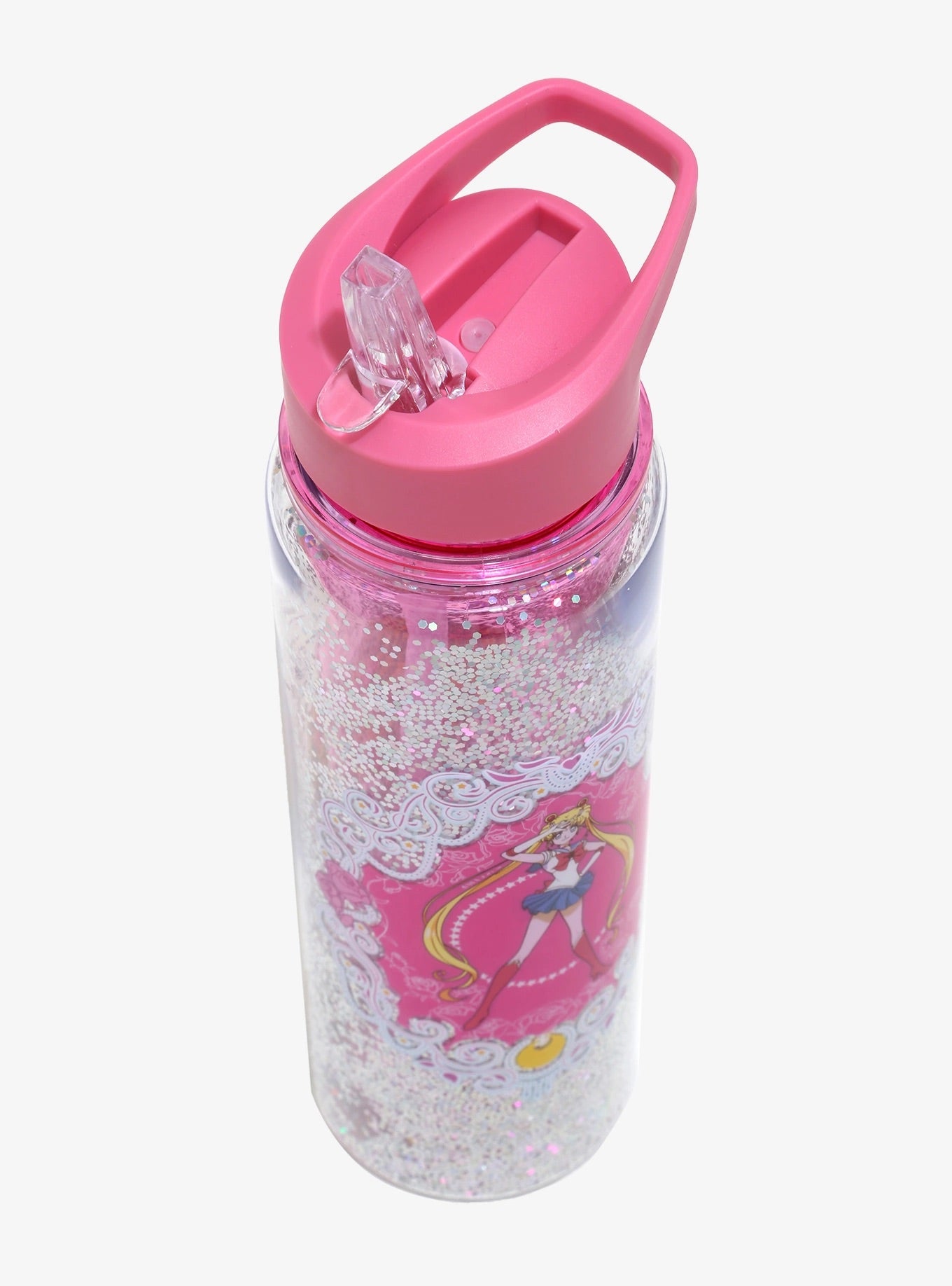 Botella de agua brillante de Lilo & Stitch de Disney