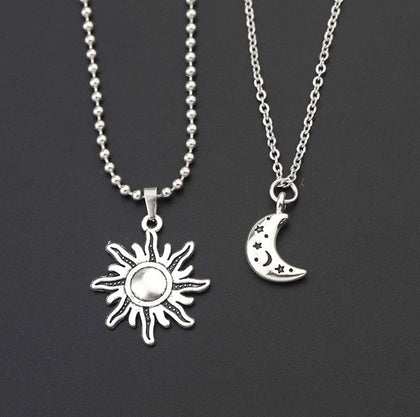 Set De Collares Sol y Luna Pareja