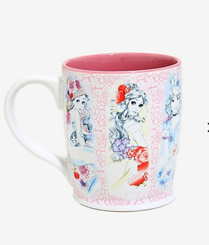 Taza Princesas Floral Princesa