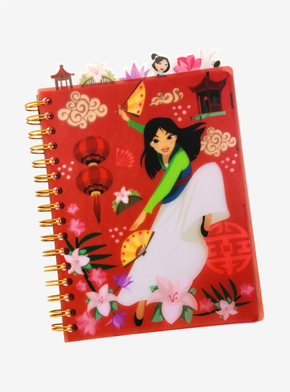 Mulan Cuaderno Flores