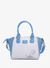 Alicia En El Pais De Las Maravillas Bolso Satchel Azul