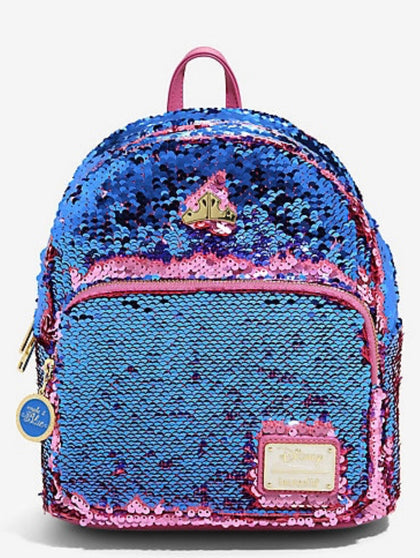 La Bella Durmiente Mochila Princesa Aurora Cambiante Rosa y Azul