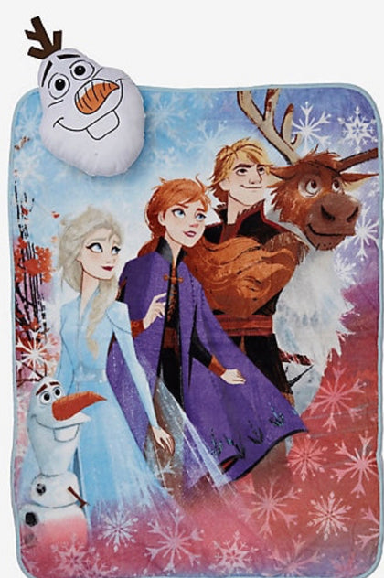 Cobija Frozen (2) Set Almohada Olaf