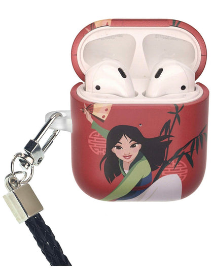 Mulan Case Para AirPods Rojo