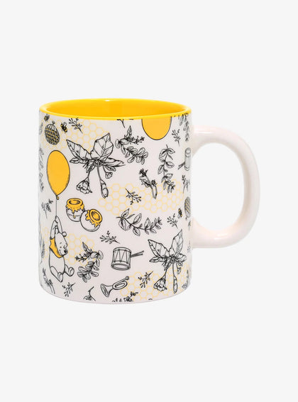 Winnie Pooh Taza Iconos