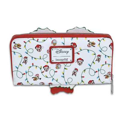 Mickey Mouse Cartera Navidad Luces Encienden