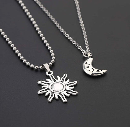 Set De Collares Sol y Luna Pareja