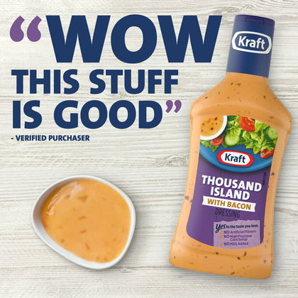 Kraft Thousand Island Salad Dressing with Bacon