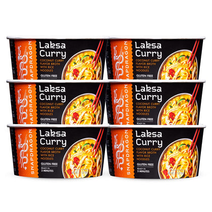 Snapdragon Singapore-Style Laksa Curry Instant Noodle Bowls (6)