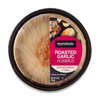 Marketside Roasted Garlic Hummus, 10 Oz