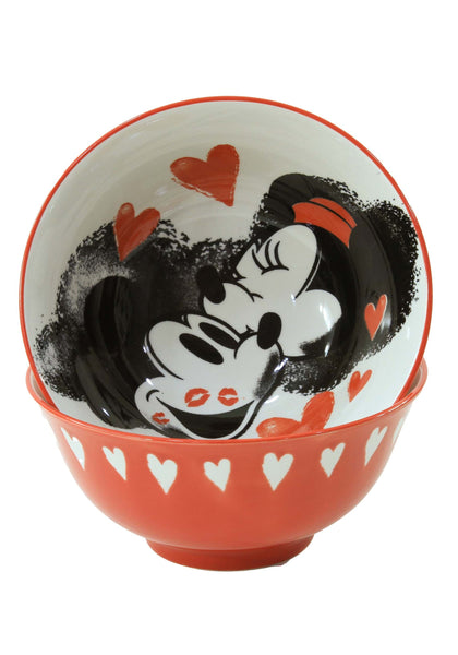 Mickey Mouse Y Minnie Mouse Bowl Amor