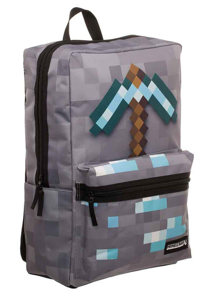 Minecraft Mochila Gris