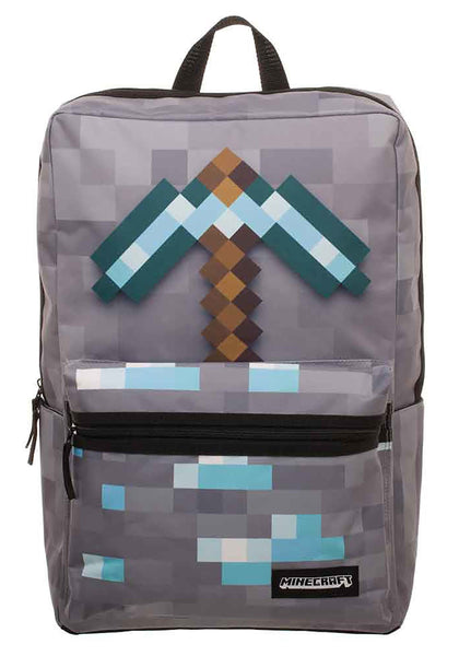 Minecraft Mochila Gris