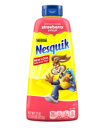 Nesquik Strawberry Flavored Syrup, Strawberry Syrup