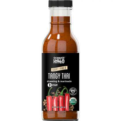 Vegan Tangy Thai Dressing, Ocean's Halo, Gluten Free, Organic, Soy Free, Spicy, 12 oz