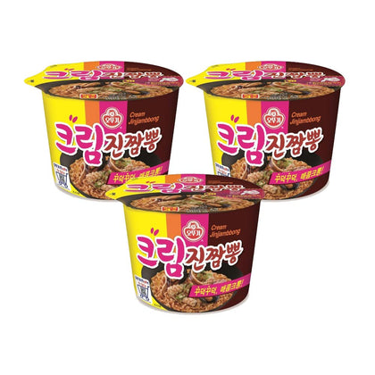 [Ottogi] Cream Jin Jjambbong Spicy Seafood Cup Noodle (3)