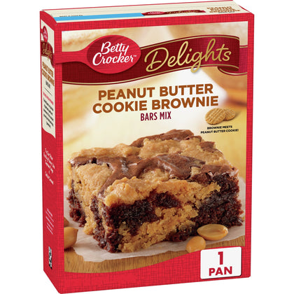 Betty Crocker Peanut Butter Cookie Brownie Bar Mix