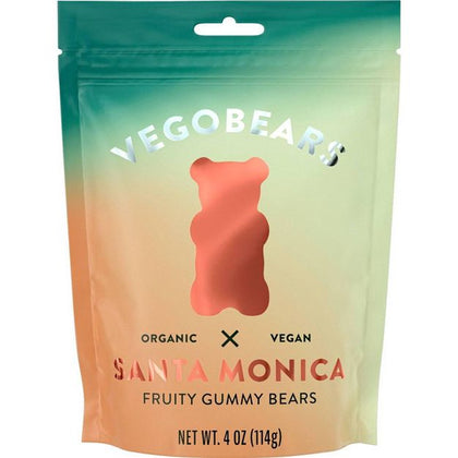 VegoBears Santa Monica Fruity Gummy Bears - 4oz