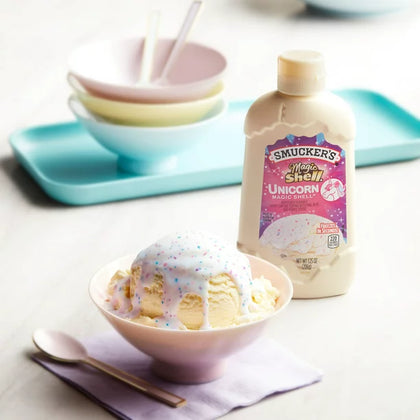 Smucker's Magic Shell Unicorn White Cupcake Flavored Topping