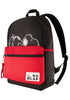 Snoopy Mochila Blanco Y Rojo