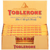 Toblerone Barras de Caramelo, Chocolate Suizo, Turrón de Miel y Almendra, 24 barras