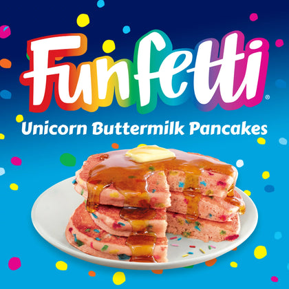 Pillsbury Funfetti Unicorn Complete Buttermilk Pancake and Waffle Mix, 28 oz