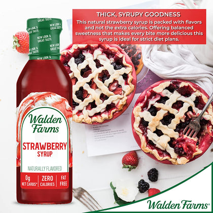 Walden Farms Strawberry Sugar Free Syrup, 12oz