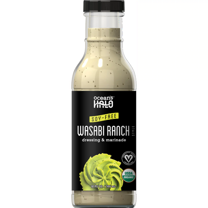 Vegan Spicy Wasabi Ranch Salad Dressing, Ocean's Halo, Organic, Soy Free, 12 fl oz