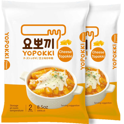 Yopokki Cheese Tteokbokki Pack I Korean Topokki Instant Retort Rice Cake (2)